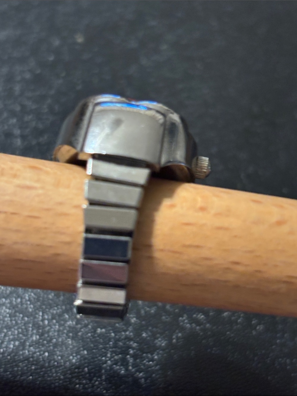 Pink Floral Quartz Ring Watch NOT RUNNING - Picture 3 of 11